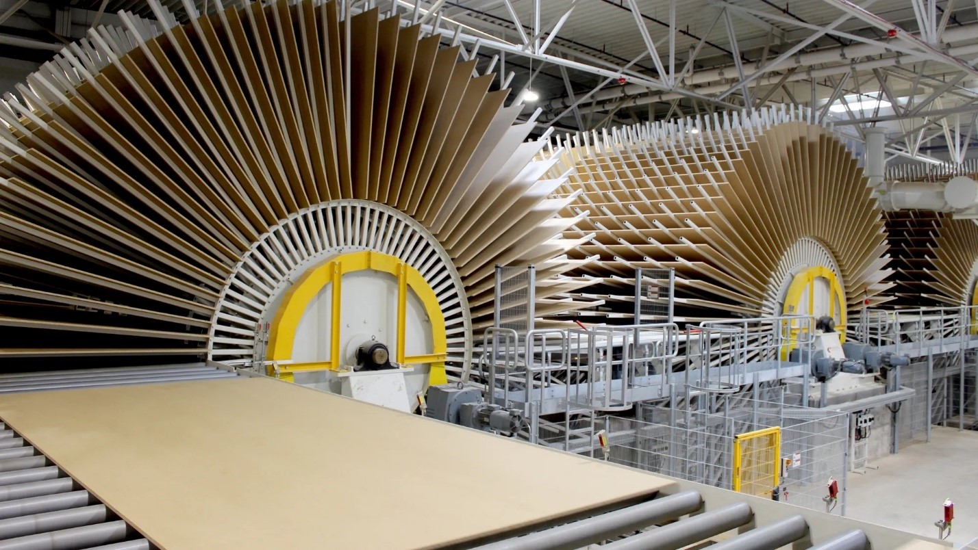 Wood compact paper production units